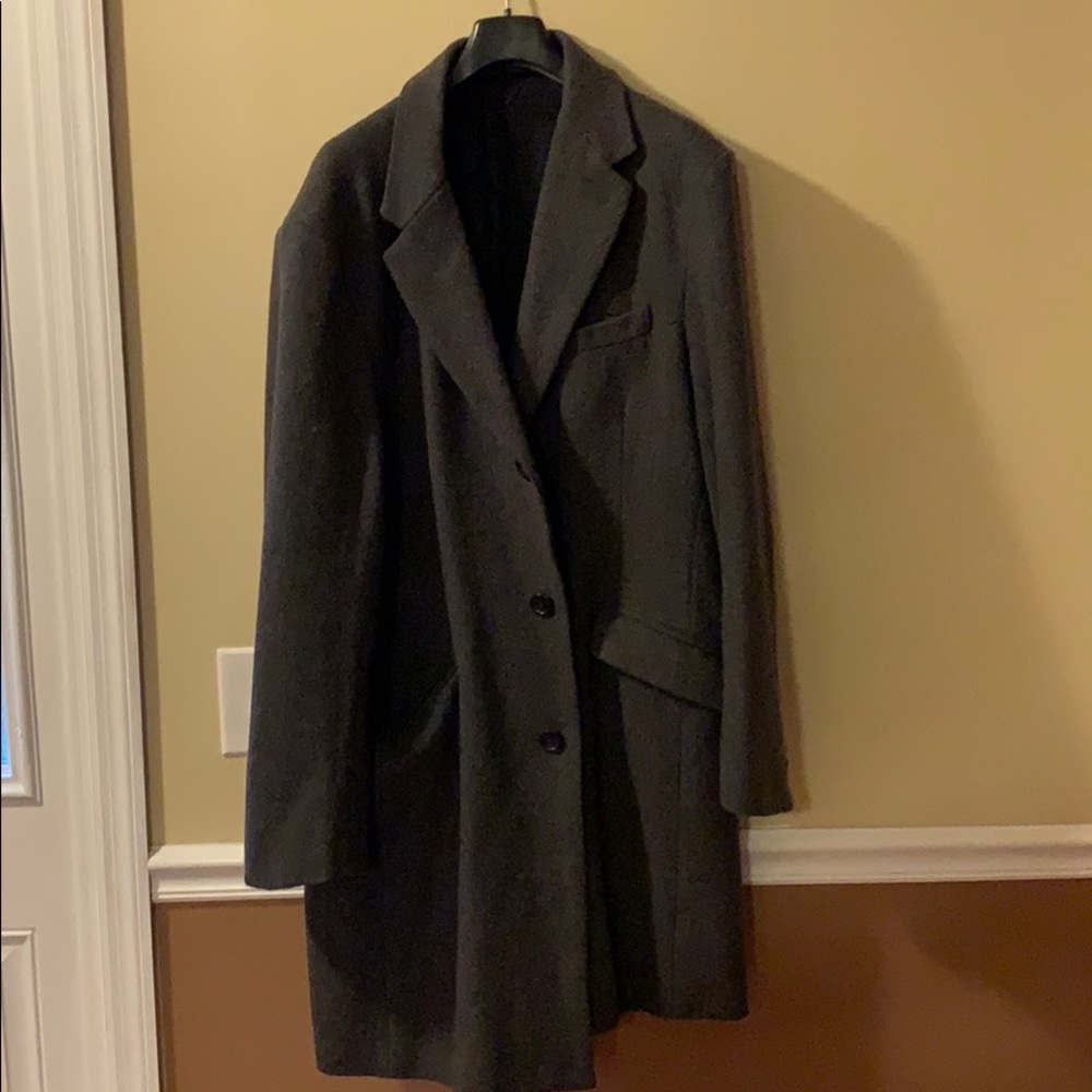 Banana Republic Gray pea coat XL